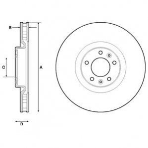 Автозапчасть Delphi BG4716C