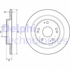 Диск тормозной Delphi BG4773C