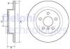 Гальмівний дискTYL MINI COOPER 13- Delphi BG4812C (фото 1)