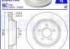 Диск тормозной MERCEDES S320, S350, SL500 Delphi BG4914C (фото 1)
