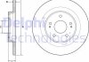 Диск тормозной - Delphi BG4924C (1609901080, 4615A168, 4615A125)