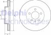 Гальмівний диск - Delphi BG4963C (2Q0615301G)