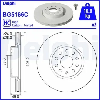 Автозапчасть Delphi BG5166C