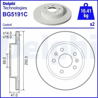 Автозапчасть Delphi BG5191C