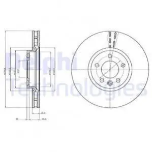 Фото Тормозной диск Delphi (BG9106) изображение 1