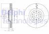 Диск тормозной - Delphi BG9109C (1KO6153O1AD, 1K0615301AD, 3C0615301C)