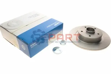 Фото 1 — Диск гальмівний (задній) Renault Scenic/Megane 2.0dCi 05- (270x10) (з підшипником) (+ABS) Delphi (BG9115RS) Фото Диск гальмівний (задній) Renault Scenic/Megane 2.0dCi 05- (270x10) (з підшипником) (+ABS) Delphi (BG9115RS) зображення 1