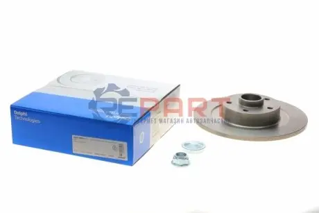 Фото Диск гальмівний (задній) Renault Laguna III 07-15 (300x11) (+ABS) Delphi (BG9138RS) зображення 1