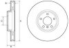 Тормозной диск - Delphi BG9155C (34116785669, 34116898729)