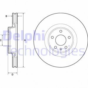 Диск тормозной Delphi BG9181C (фото 1)