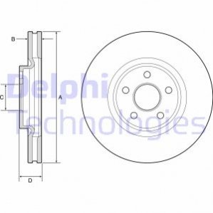 Диск тормозной Delphi BG9203C (фото 1)