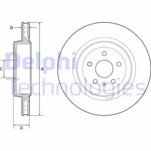 Диск тормозной Delphi BG9221C Купить в Украине