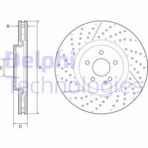 Диск тормозной Delphi BG9229C