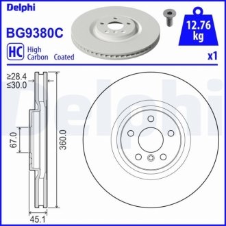 Автозапчасть Delphi BG9380C