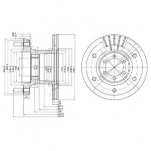 Тормозные диски Delphi BG9453 (фото 1)