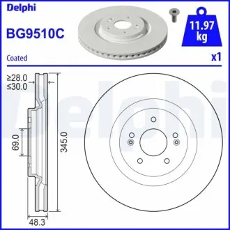 Автозапчасть Delphi BG9510C Купить в Украине