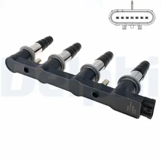 Фото 1 — Котушка запалювання Chevrolet Aveo/Cruze 1.4-1.8 08- Delphi (CE8766212B1A) Фото Котушка запалювання Chevrolet Aveo/Cruze 1.4-1.8 08- Delphi (CE8766212B1A) зображення 1