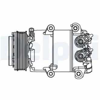 Компрессор кондиционера Delphi CS20466