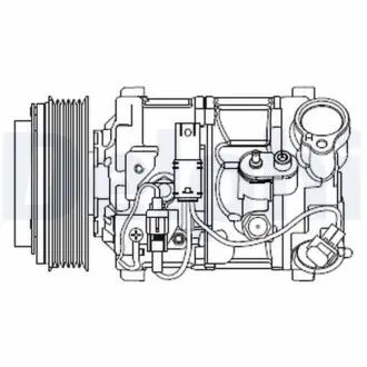 Компрессор кондиционера Delphi CS20545