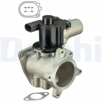 Клапан EGR VW CALIFORNIA T5 CAMPER, CRAFTER 30-35, CRAFTER 30-50, MULTIVAN T5, TOUAREG, TRANSPORTER T5 2.5D 01.03-05.13 Delphi EG1044612B1 Купити в Україні