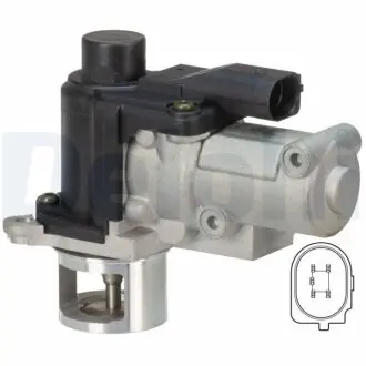 Клапан системи рециркуляції ВГ Delphi EG10471-12B1 Купити в Україні