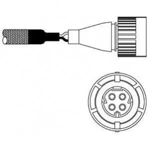 Лямбда зонд BMW 3 (E30/E36)/5 (E34)/7 (E32) 1.6-5.0 86-00 M20/M43/M40/M50/M42 Delphi ES10254-12B1 Купити в Україні