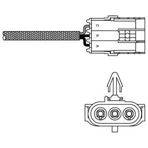 Датчик кисню Delphi ES10970-12B1