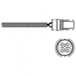 Лямбда зонд MB E-class (W210) 2.4-5.5 (M113/M112) 96-03 Delphi ES20313-12B1 Купити в Україні