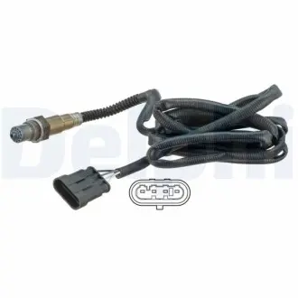 Лямбда-зонд (кількість дротів 4, 2000мм) ALFA ROMEO 147, 156, GT 1.6-2.0 02.97-09.10 Delphi ES20676-12B1