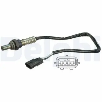 Лямбда-зонд (кількість дротів 4, 455мм) RENAULT CLIO III, MODUS 1.2 12.04-12.14 Delphi ES20679-12B1 Купити в Україні
