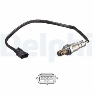 Лямбда-зонд (450мм) DACIA DOKKER, DUSTER, LODGY, LOGAN, LOGAN EXPRESS, LOGAN II, LOGAN MCV, LOGAN MCV II, SANDERO, SANDERO II NISSAN BLUEBIRD SYLPHY II, TERRANO 0.9-2.0ALK 12.04 Delphi ES2106012B1 Купити в Україні
