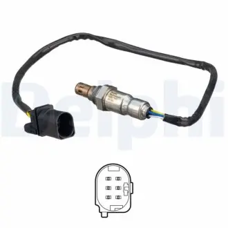 Лямбда-зонд (581мм) AUDI Q3 SEAT TARRACO SKODA KODIAQ I VW TIGUAN, TOURAN 1.6D/2.0D 05.15 Delphi ES2116012B1 Купити в Україні