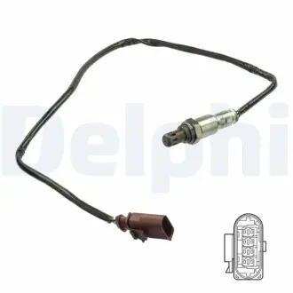 Лямбда-зонд (740мм) SEAT TOLEDO IV SKODA FABIA II, RAPID, ROOMSTER VW JETTA IV, POLO V 1.4/1.6 09.06-05.22 Delphi ES2116412B1 Купити в Україні
