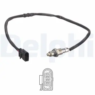Лямбда-зонд (кількість дротів 4, 665мм) SEAT IBIZA IV, IBIZA IV SC, IBIZA IV ST SKODA FABIA III, FABIA III PRAKTIK VW POLO V 1.0 01.14-12.22 Delphi ES2119312B1 Купити в Україні