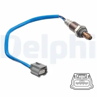 Лямбда-зонд (269мм) NISSAN MICRA IV, NOTE 1.2 05.10-12.16 Delphi ES2123712B1
