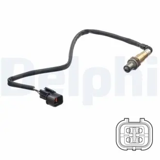 Лямбда-зонд (кількість дротів 4, 500мм) HYUNDAI I10 I KIA PICANTO I 1.0-1.1LPG 04.04-12.13 Delphi ES2125712B1