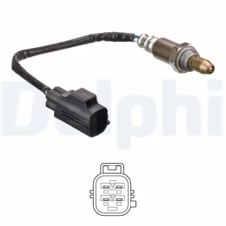Лямбда-зонд (200мм) VOLVO S90 II, V40, V60 II, V90 II, XC60 II, XC90 II 2.0D 02.15 Delphi ES2129012B1 Купити в Україні