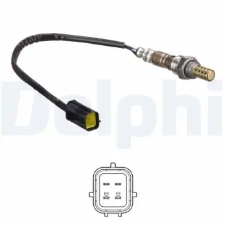 Лямбда-зонд (кількість дротів 4, 290мм) CHEVROLET AVEO / KALOS, LACETTI, NUBIRA, SPARK DAEWOO LACETTI 1.0-2.0D 01.04 Delphi ES2132512B1