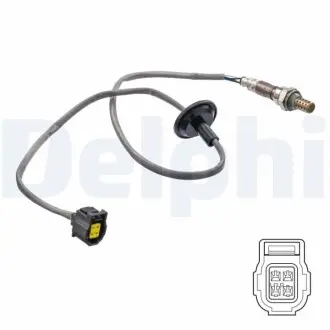 Лямбда-зонд (915мм) MITSUBISHI ASX, LANCER VIII 1.6/1.6LPG 05.10 Delphi ES2133512B1 Купити в Україні