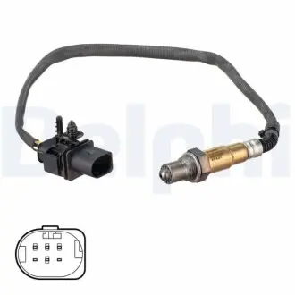 Лямбда-зонд (425мм) HYUNDAI ACCENT III, ELANTRA IV, GETZ, I10 I, I30 KIA CEE'D, CERATO I, PICANTO I, PRO CEE'D, RIO II 1.1D/1.5D/1.6D 03.05-12.12 Delphi ES2135512B1 Купити в Україні