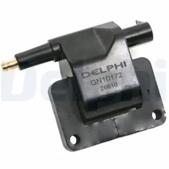 Котушка запалювання CHRYSLER DAYTONA, VOYAGER II JEEP CHEROKEE, COMANCHE, GRAND CHEROKEE I, WRANGLER I, WRANGLER II 2.2-5.9 10.84-04.07 Delphi GN1017212B1 Купити в Україні