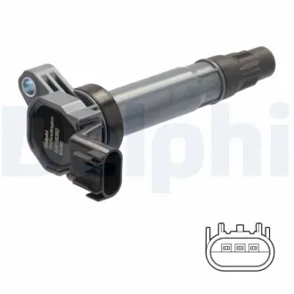 Котушка запалювання CHEVROLET SPARK 1.0-1.2LPG 05.05 Delphi GN1039212B1 Купити в Україні