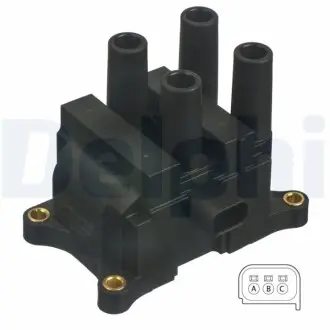 Катушка ZAPг GN10449-12B1 FORD C-MAX,FIESTA,FOCUS,MONDEO 1.6 07- Delphi GN1044912B1 Купить в Украине