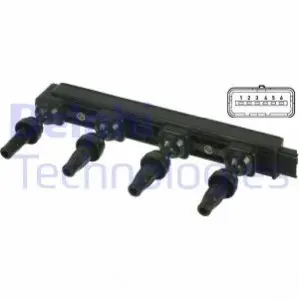 Котушка запалювання CITROEN C3 III, C-ELYSEE PEUGEOT 208 II, 301, 308 II 1.6/1.6LPG 11.12 Delphi GN1065412B1 Купити в Україні