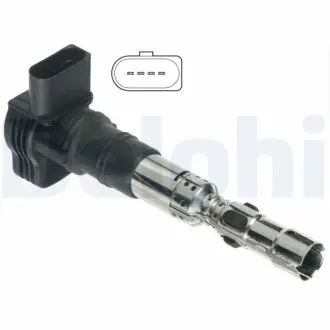 Катушка воспаления GN10706-12B1 VW PHAETON, TOUAREG 02-06 Delphi GN1070612B1