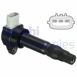Котушка запалювання MITSUBISHI ASX, COLT VI, LANCER VIII 1.1-1.6LPG 06.04 Delphi GN1079312B1 Купити в Україні