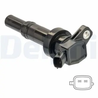 DELPHI HYUNDAI Катушка зажигания (функция "Старт/Стоп") i20,Kia Picanto,Rio III,IV 1.2/1.25 12- Delphi GN10826-12B1