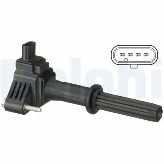 Котушка запалювання OPEL ASTRA K, KARL 1.0/1.0LPG/1.4 01.15-03.19 Delphi GN1088312B1 Купити в Україні