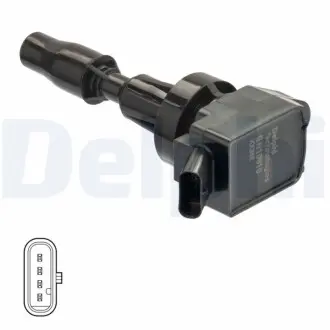Котушка запалювання HYUNDAI ELANTRA VI, I30, KONA, TUCSON, VELOSTER KIA CEE'D, CEED, OPTIMA, PRO CEE'D, PROCEED, SELTOS, SOUL II, SOUL III, SPORTAGE IV, XCEED 1.6 05.12 Delphi GN1091012B1 Купити в Україні