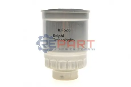 Фото 1 — Фільтр паливний Hyundai H-1/Mitsubishi Lancer III 1.8-3.0D 82- Delphi (HDF526) Фото Фільтр паливний Hyundai H-1/Mitsubishi Lancer III 1.8-3.0D 82- Delphi (HDF526) зображення 1